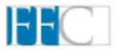 A blue and white logo for the electronic equipment company